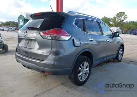 2016 Nissan Rogue Sv из США, поврежденный, VIN KNMAT2MV5GP733160